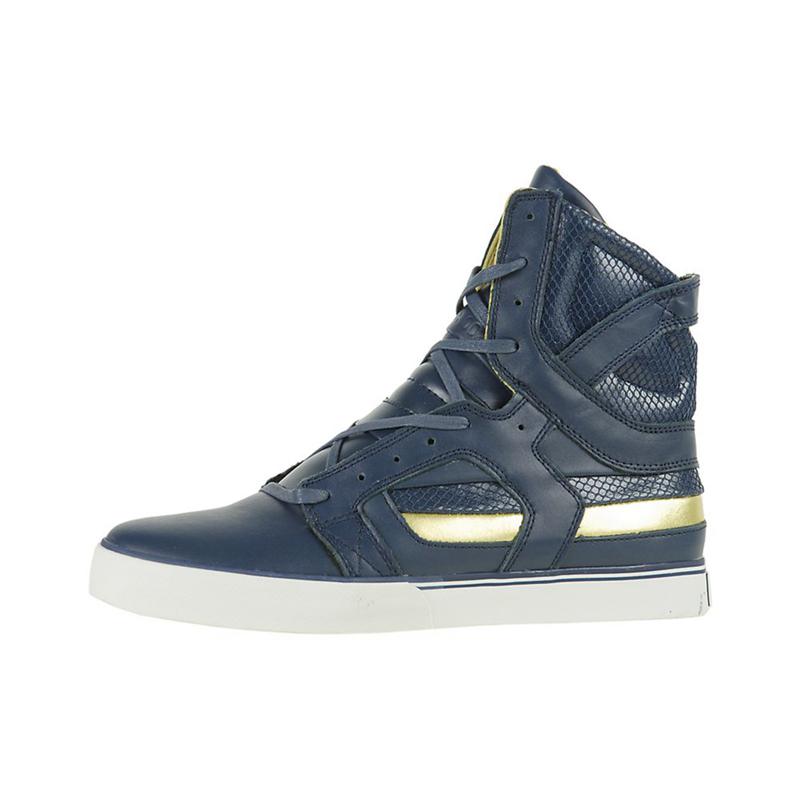 Supra SKYTOP II Sneaker High Damen Navy Gold Kaufen HSWIN1062